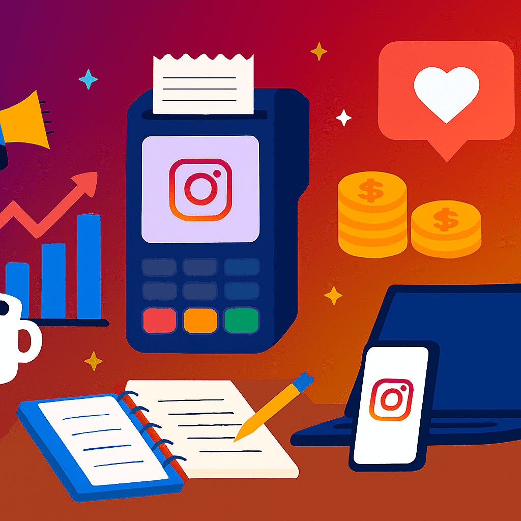 Perfil no Instagram transformado em vitrine digital