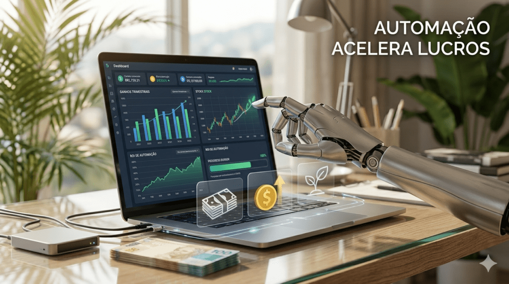 Automação digital aplicada para aumentar renda online em 2026