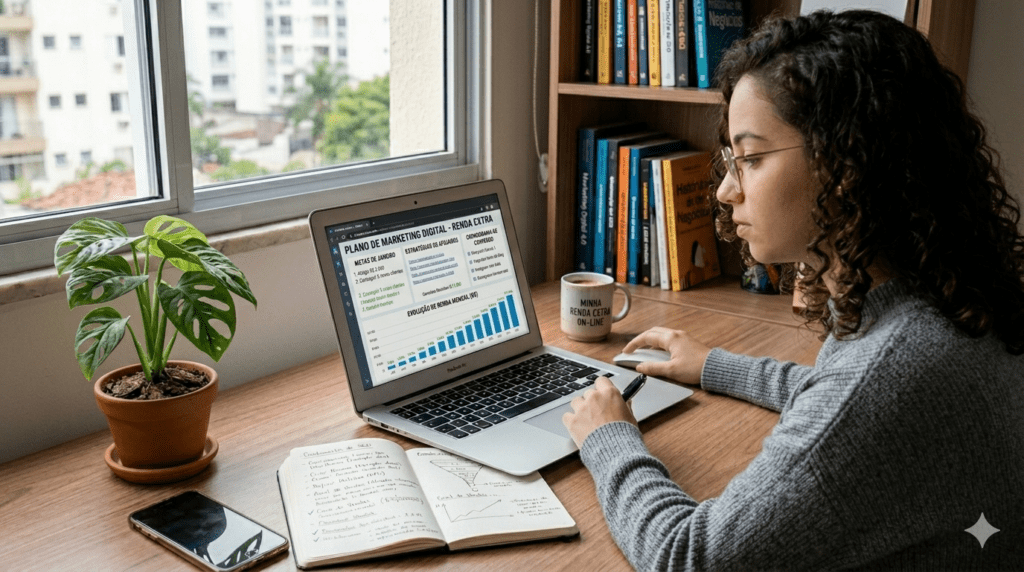 Como começar renda extra online trabalhando pela internet