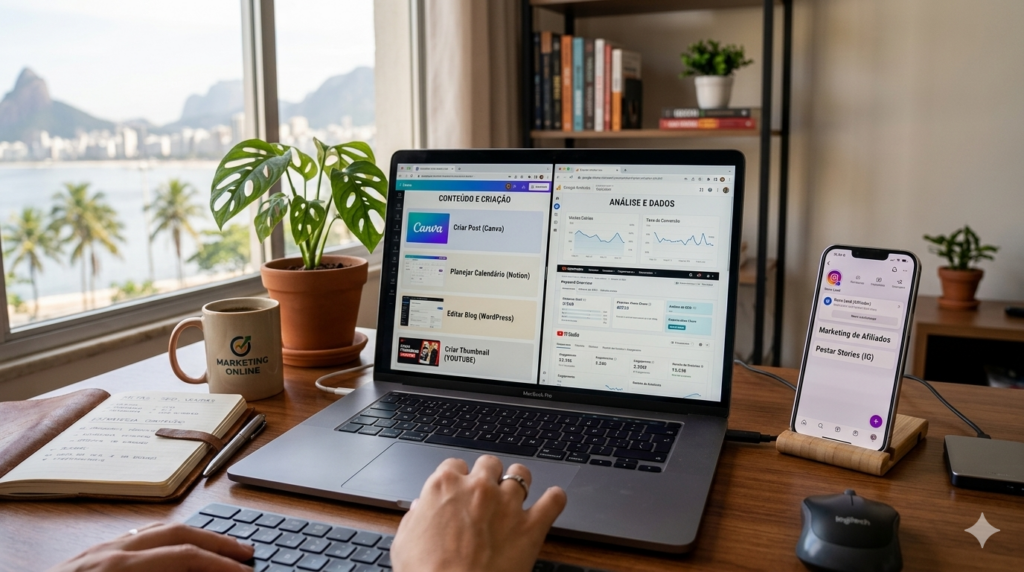 Ferramentas digitais usadas para trabalhar pela internet e criar renda online