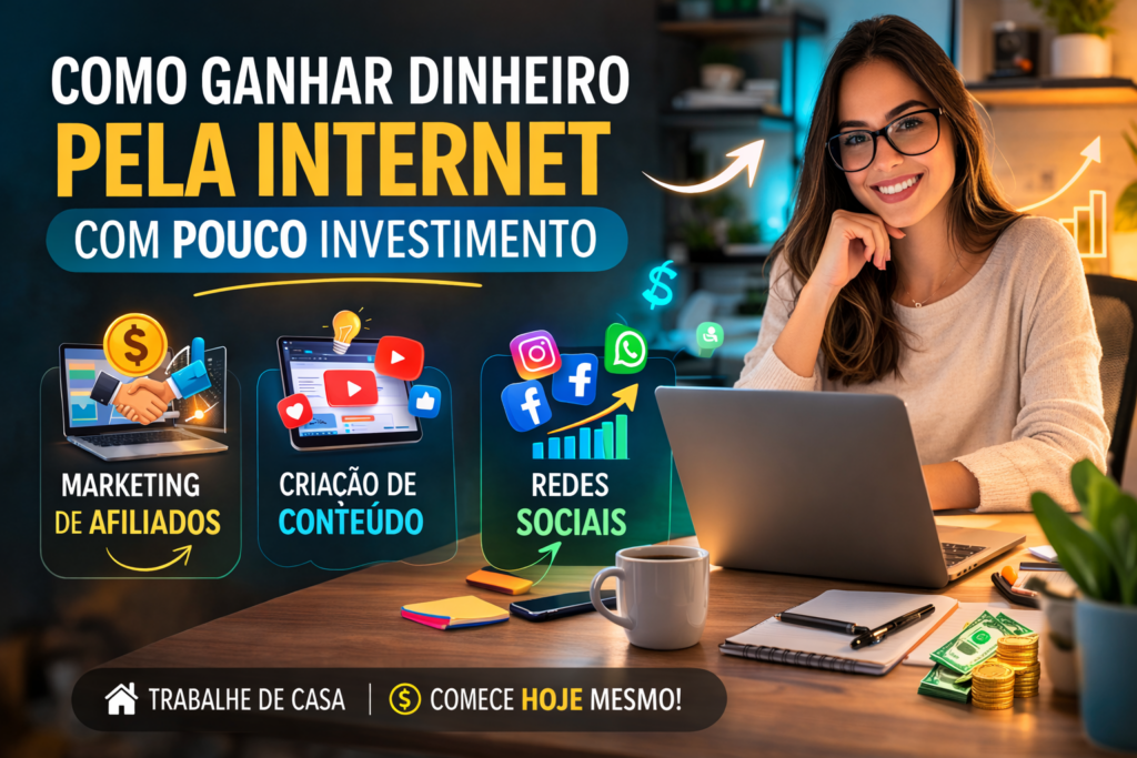 Modelos para trabalhar pela internet com pouco investimento