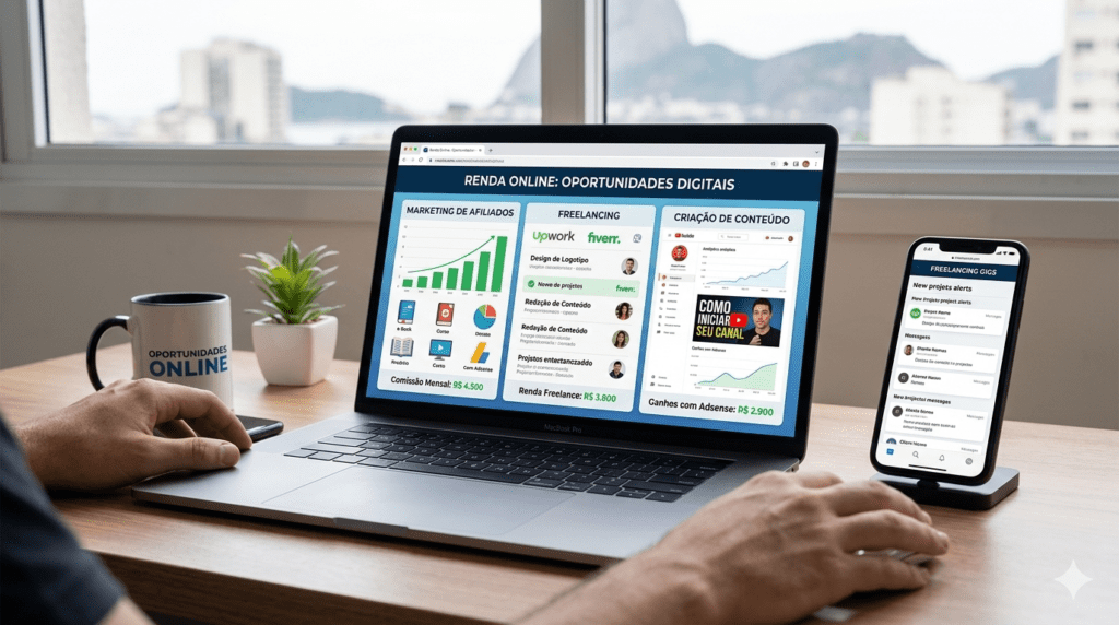 Modelos de trabalho que geram renda online