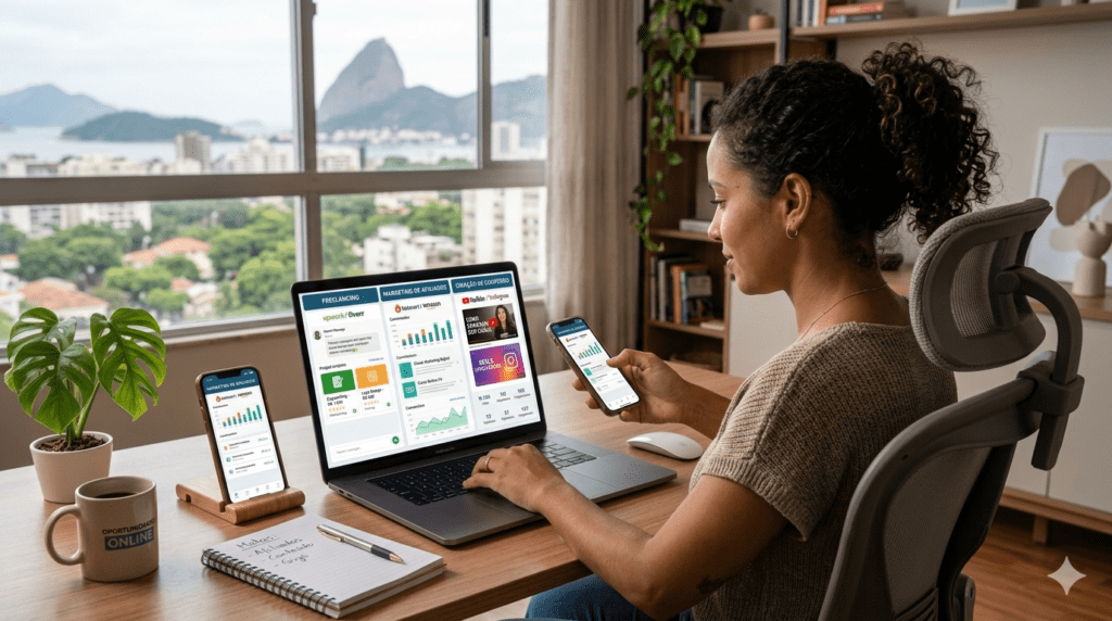 Modelos de trabalho online que geram resultados