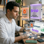 Trabalhar pela internet como afiliado iniciante no notebook