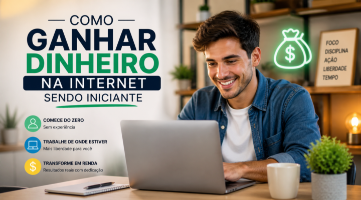 Como Ganhar Dinheiro na Internet Sendo Iniciante Hoje