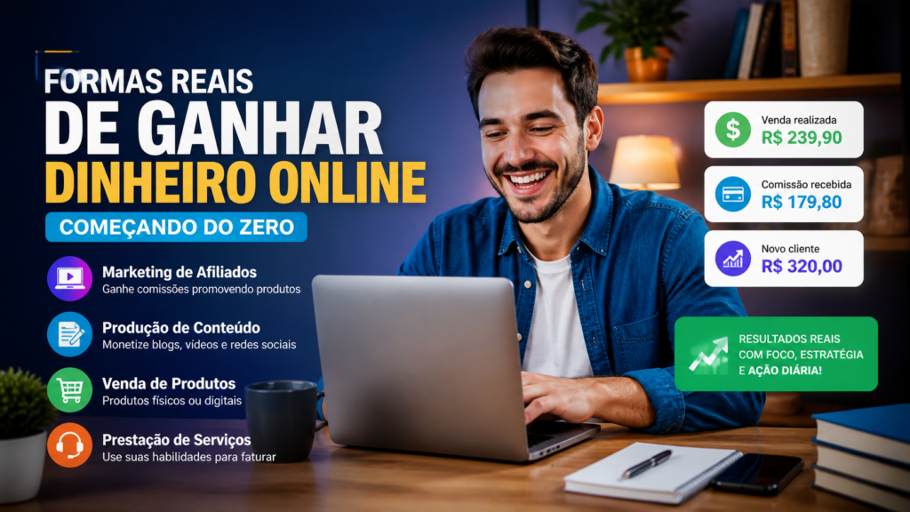 Formas de Ganhar Dinheiro Online