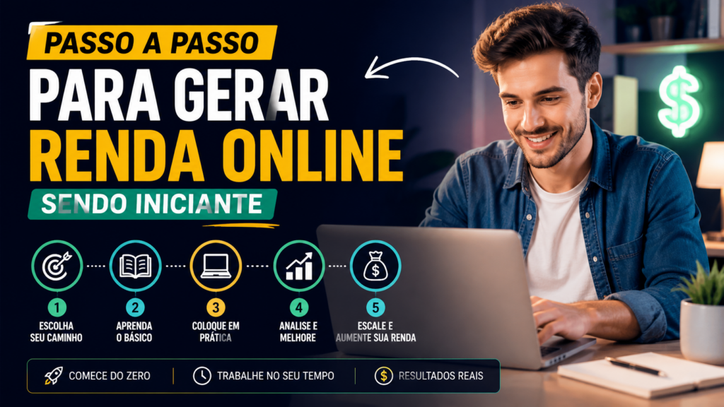 Passo a Passo Começar a Ganhar Dinheiro na Internet