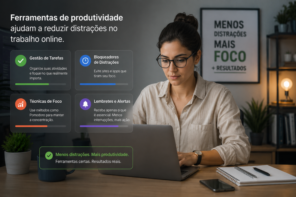 Ferramentas para melhorar foco trabalhando online