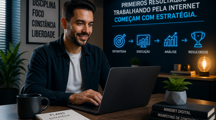 Primeiros Resultados Trabalhando Pela Internet
